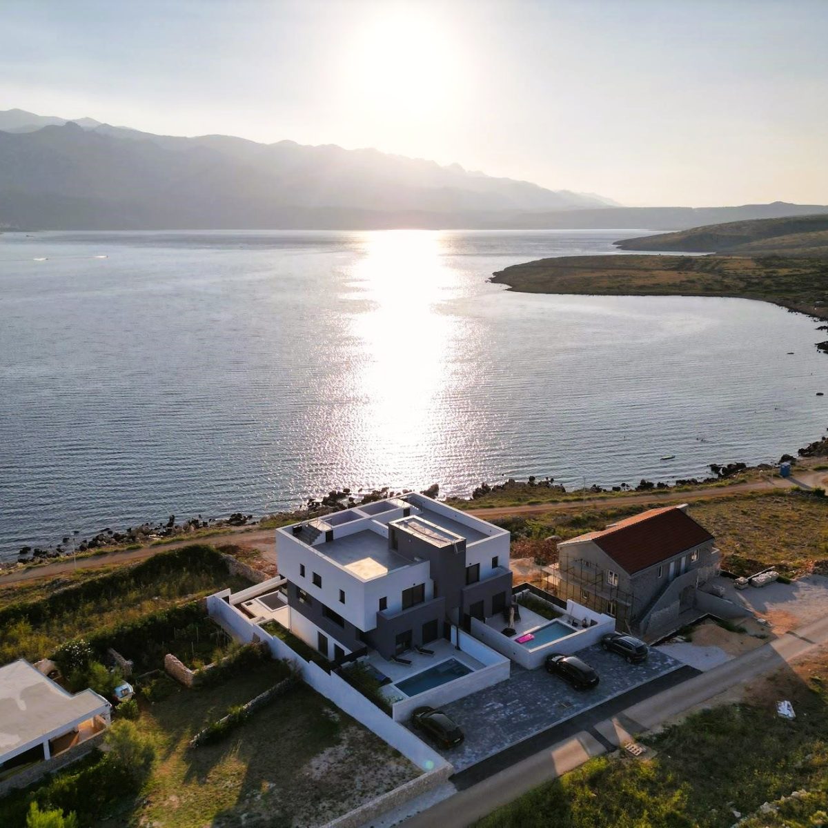 House at sunrise