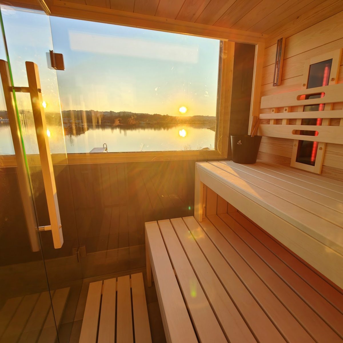 Sauna Sonnenuntergang